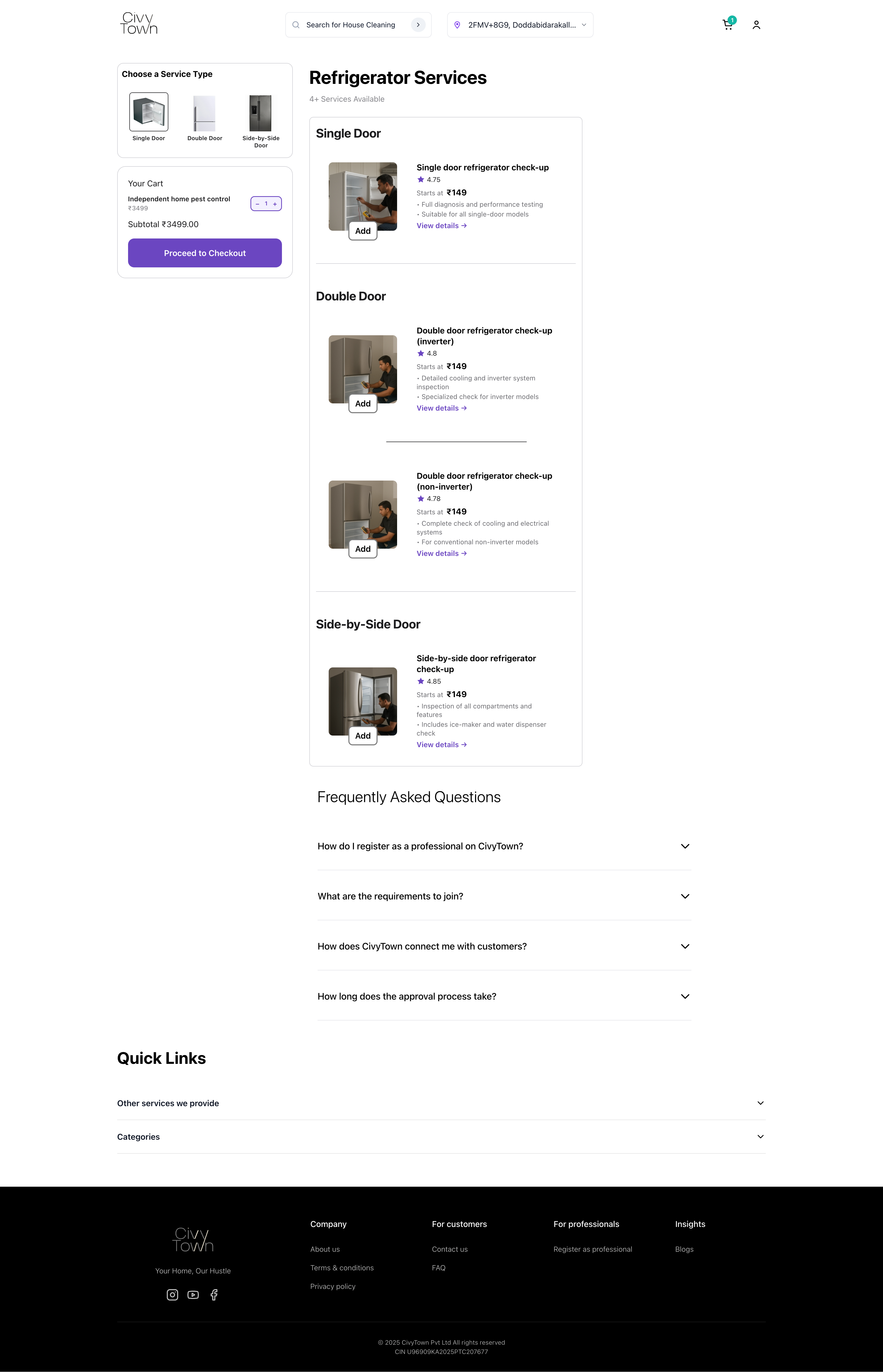 CivyTown — Service Categories 6