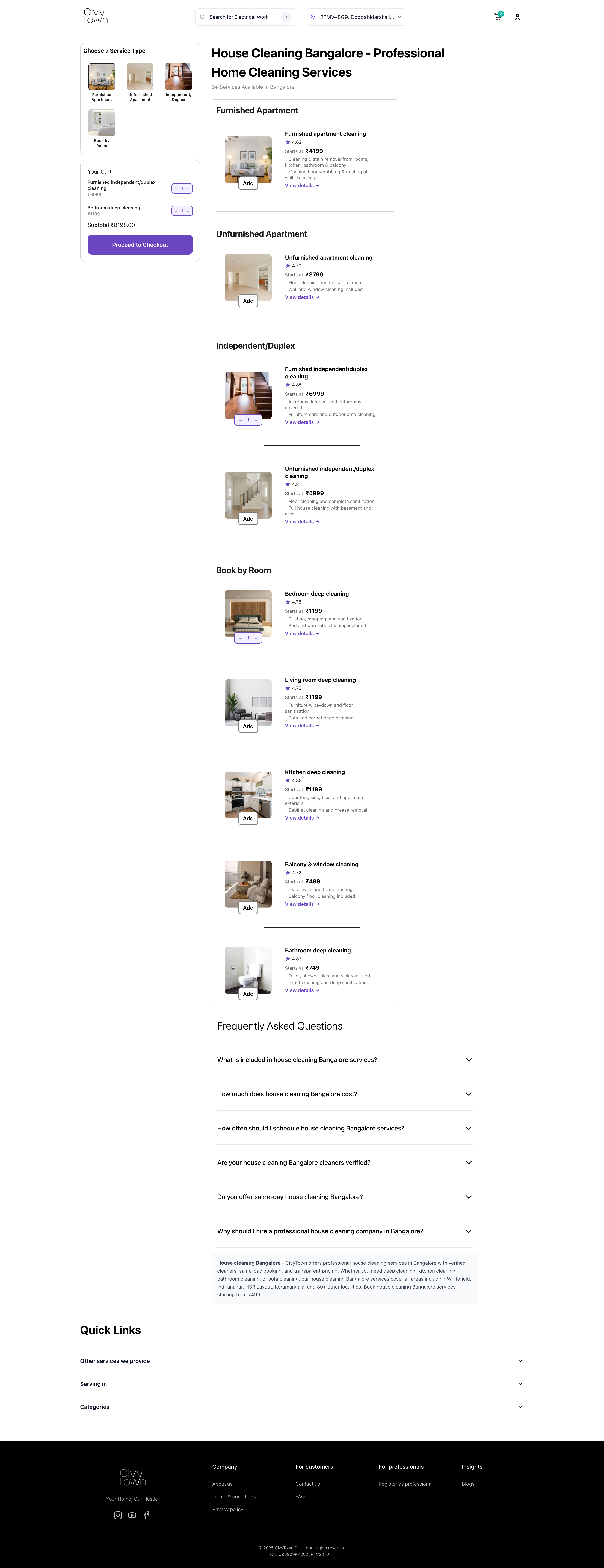 CivyTown — Service Categories 3