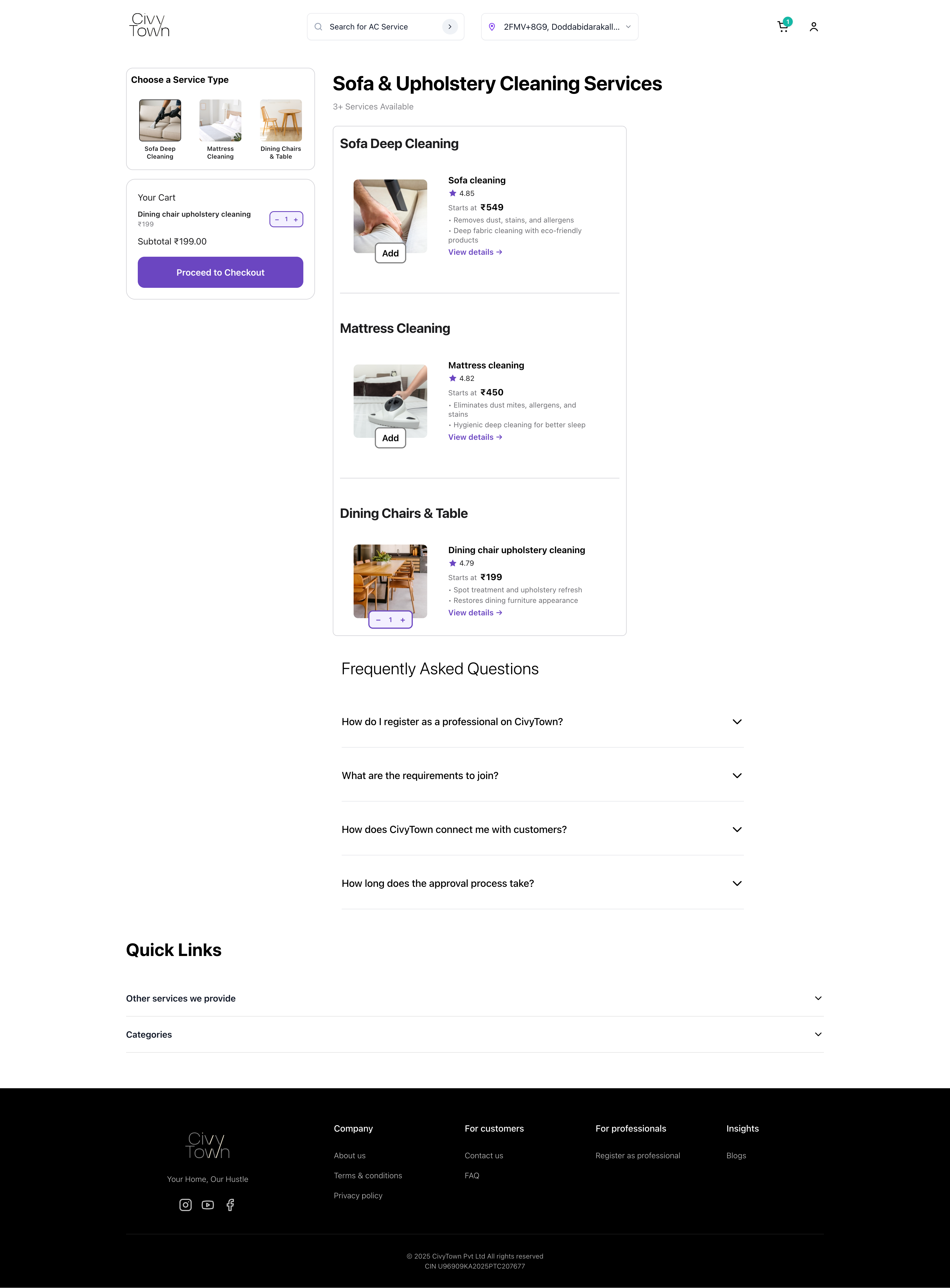 CivyTown — Service Categories 5