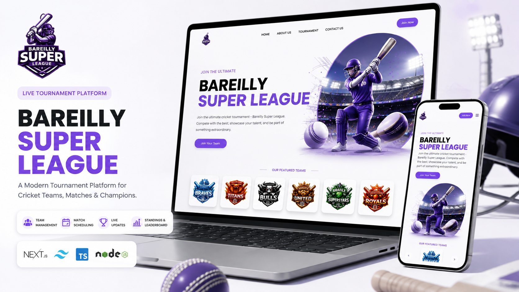 Bareilly Super League project preview