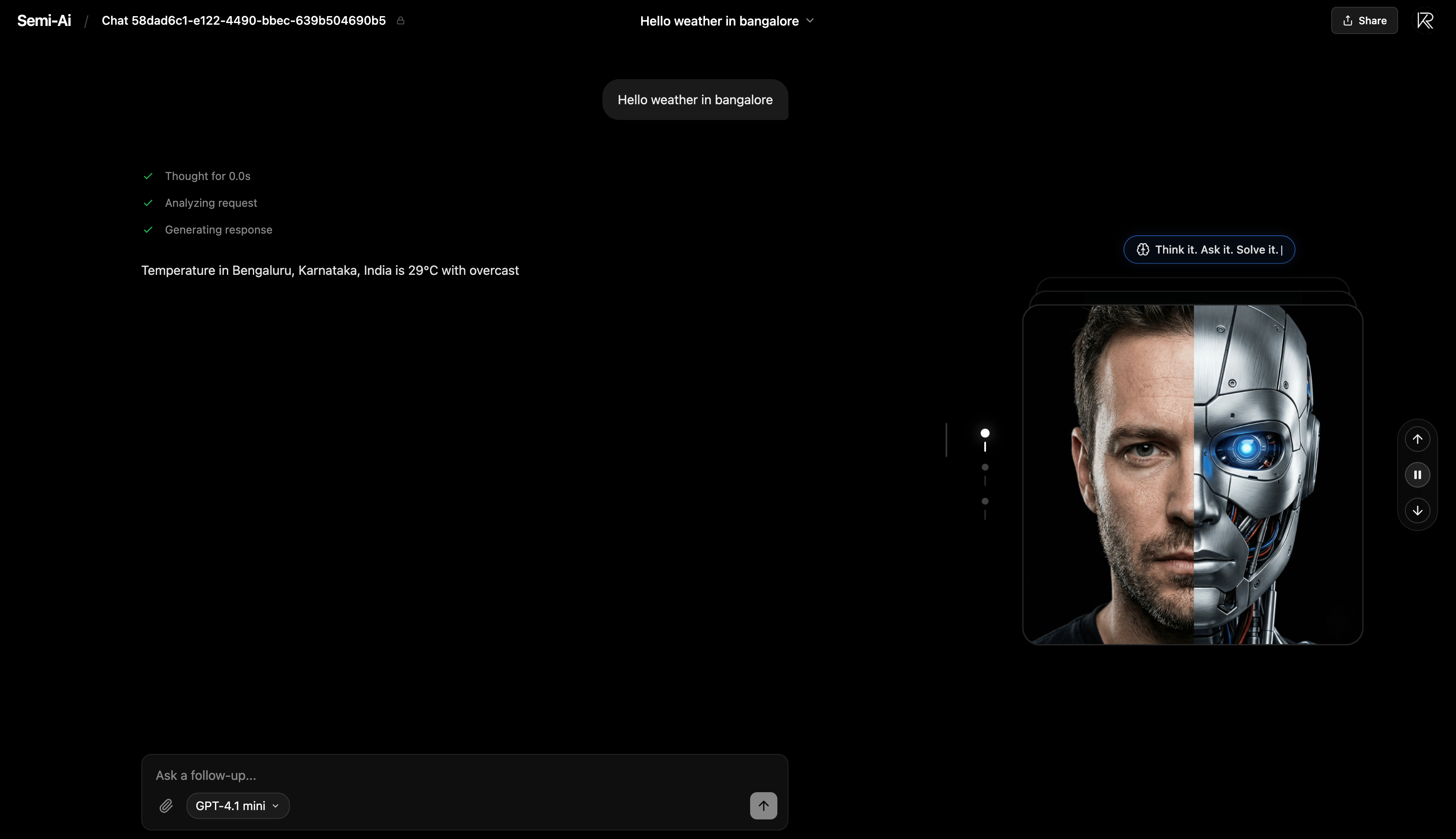 Semi Ai — Chat Interface 1